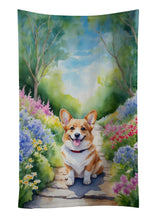 Load image into Gallery viewer, Corgi Spring Path Kitchen Towel