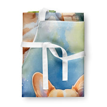 Load image into Gallery viewer, Corgi Spring Path Apron – Artist-Designed Kitchen, BBQ &amp; Craft Apron