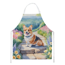 Load image into Gallery viewer, Corgi Spring Path Apron – Artist-Designed Kitchen, BBQ &amp; Craft Apron