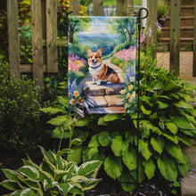 Load image into Gallery viewer, Corgi Spring Path Garden Flag  – Dog-Themed Floral Outdoor Decor