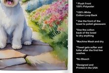 Load image into Gallery viewer, Coton de Tulear Spring Path Kitchen Towel