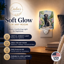 Load image into Gallery viewer, Curly-Coated Retriever Spring Path Ceramic Night Light Compact, UL-Certified, Ideal for Bedroom, Bathroom, Nursery, Hallway, Kitchen, 6x4x3, Multicolor