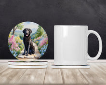 Load image into Gallery viewer, Curly-Coated Retriever Spring Path Large Sandstone Coasters Pack of 4