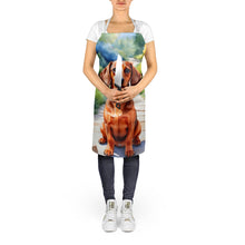 Load image into Gallery viewer, Dachshund Spring Path Apron – Artist-Designed Kitchen, BBQ &amp; Craft Apron
