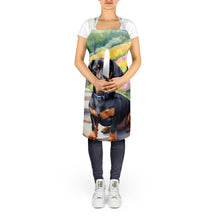 Load image into Gallery viewer, Dachshund Spring Path Apron – Artist-Designed Kitchen, BBQ &amp; Craft Apron