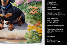Load image into Gallery viewer, Dachshund Spring Path Kitchen Towel