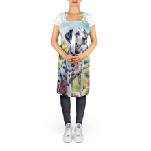 Load image into Gallery viewer, Dalmatian Spring Path Apron – Artist-Designed Kitchen, BBQ &amp; Craft Apron