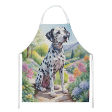Load image into Gallery viewer, Dalmatian Spring Path Apron – Artist-Designed Kitchen, BBQ &amp; Craft Apron