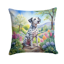 Load image into Gallery viewer, Dalmatian Spring Path Throw Pillow
