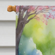 Load image into Gallery viewer, Doberman Pinscher Spring Path House Flag