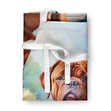 Load image into Gallery viewer, Dogue de Bordeaux Spring Path Apron – Artist-Designed Kitchen, BBQ &amp; Craft Apron