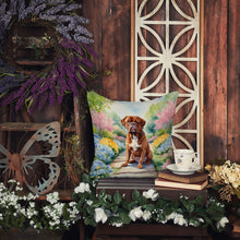 Load image into Gallery viewer, Dogue de Bordeaux Spring Path Throw Pillow