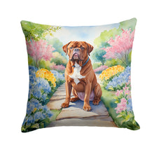 Load image into Gallery viewer, Dogue de Bordeaux Spring Path Throw Pillow