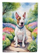 Load image into Gallery viewer, English Bull Terrier Spring Path House Flag