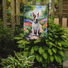Load image into Gallery viewer, English Bull Terrier Spring Path Garden Flag  – Dog-Themed Floral Outdoor Decor