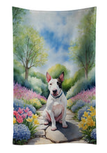 Load image into Gallery viewer, English Bull Terrier Spring Path Kitchen Towel