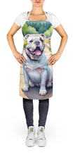 Load image into Gallery viewer, English Bulldog Spring Path Apron – Artist-Designed Kitchen, BBQ &amp; Craft Apron
