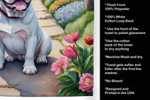 Load image into Gallery viewer, English Bulldog Spring Path Kitchen Towel