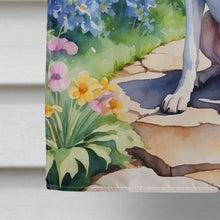 Load image into Gallery viewer, English Foxhound Spring Path House Flag