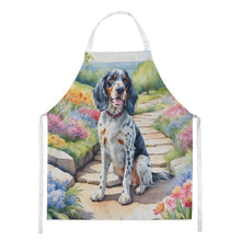 Load image into Gallery viewer, English Setter Spring Path Apron – Artist-Designed Kitchen, BBQ &amp; Craft Apron
