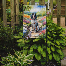 Load image into Gallery viewer, English Setter Spring Path Garden Flag  – Dog-Themed Floral Outdoor Decor