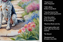 Load image into Gallery viewer, English Setter Spring Path Kitchen Towel