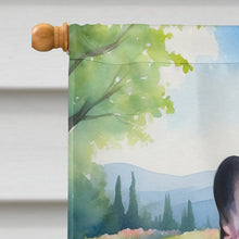 Load image into Gallery viewer, French Bulldog Spring Path House Flag