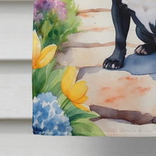 Load image into Gallery viewer, French Bulldog Spring Path House Flag