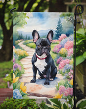 Load image into Gallery viewer, French Bulldog Spring Path Garden Flag  – Dog-Themed Floral Outdoor Decor