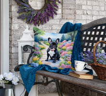 Load image into Gallery viewer, French Bulldog Spring Path Throw Pillow