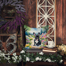 Load image into Gallery viewer, French Bulldog Spring Path Throw Pillow