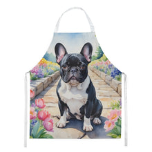 Load image into Gallery viewer, French Bulldog Spring Path Apron – Artist-Designed Kitchen, BBQ &amp; Craft Apron
