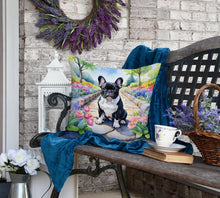 Load image into Gallery viewer, French Bulldog Spring Path Throw Pillow