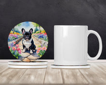 Load image into Gallery viewer, French Bulldog Spring Path Large Sandstone Coasters Pack of 4