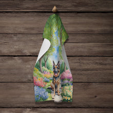 Load image into Gallery viewer, German Shepherd Spring Path Kitchen Towel