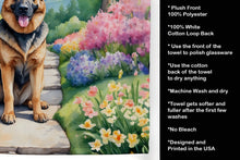 Load image into Gallery viewer, German Shepherd Spring Path Kitchen Towel