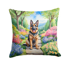 Load image into Gallery viewer, German Shepherd Spring Path Throw Pillow