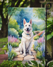 Load image into Gallery viewer, German Shepherd Spring Path Garden Flag  – Dog-Themed Floral Outdoor Decor