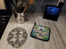 Load image into Gallery viewer, German Shorthaired Pointer Spring Path Pot Holders - Set of 2 Decorative Kitchen Helpers | Made in the USA