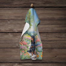 Load image into Gallery viewer, Gordon Setter Spring Path Kitchen Towel