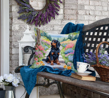Load image into Gallery viewer, Gordon Setter Spring Path Throw Pillow