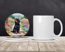 Load image into Gallery viewer, Gordon Setter Spring Path Large Sandstone Coasters Pack of 4