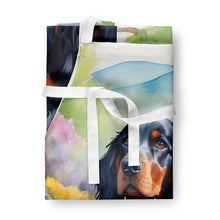 Load image into Gallery viewer, Gordon Setter Spring Path Apron – Artist-Designed Kitchen, BBQ &amp; Craft Apron