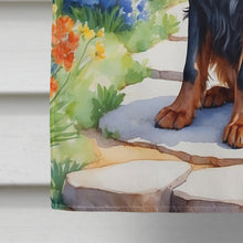 Load image into Gallery viewer, Gordon Setter Spring Path House Flag
