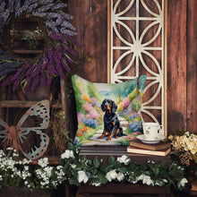 Load image into Gallery viewer, Gordon Setter Spring Path Throw Pillow - 14x14 Decorative Pillow – Art for Your Home &amp; Patio