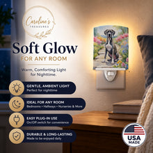 Load image into Gallery viewer, Great Dane Spring Path Ceramic Night Light Compact, UL-Certified, Ideal for Bedroom, Bathroom, Nursery, Hallway, Kitchen, 6x4x3, Multicolor