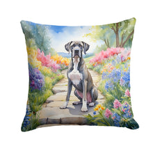 Load image into Gallery viewer, Great Dane Spring Path Throw Pillow