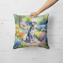 Load image into Gallery viewer, Great Dane Spring Path Throw Pillow