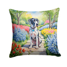 Load image into Gallery viewer, Great Dane Spring Path Throw Pillow