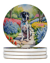 Load image into Gallery viewer, Great Dane Spring Path Large Sandstone Coasters Pack of 4